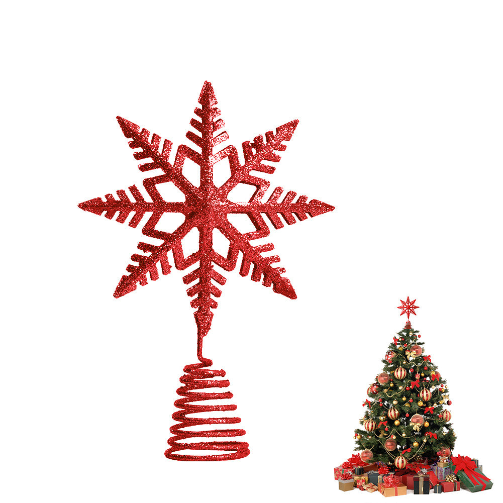 Iron Snowflake Red for Festive Home Decoration