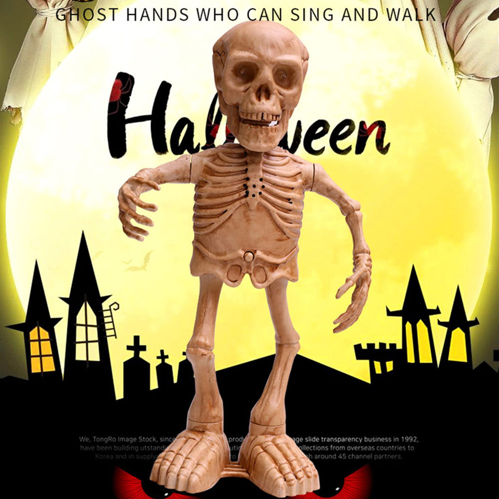 Smallbee's Spooky Serenader: Animated Skeleton with Walking