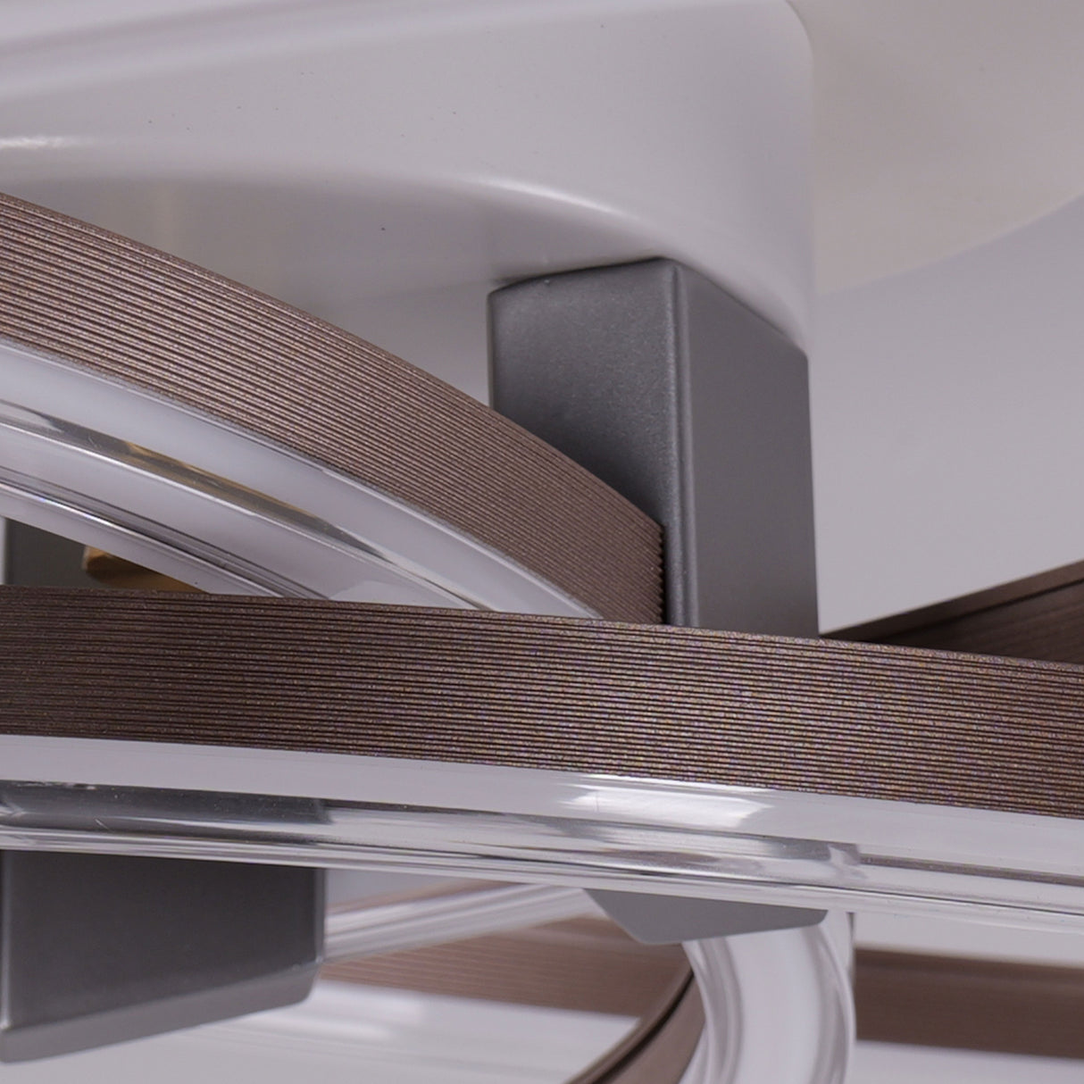 Quiet Copper Aluminum Fan Light with Remote Timer Control