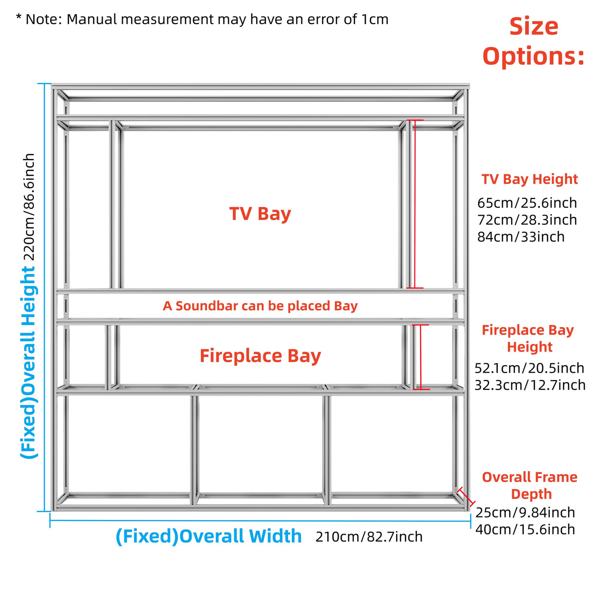 Easy-to-Install Aluminum Profile Media Wall Frame