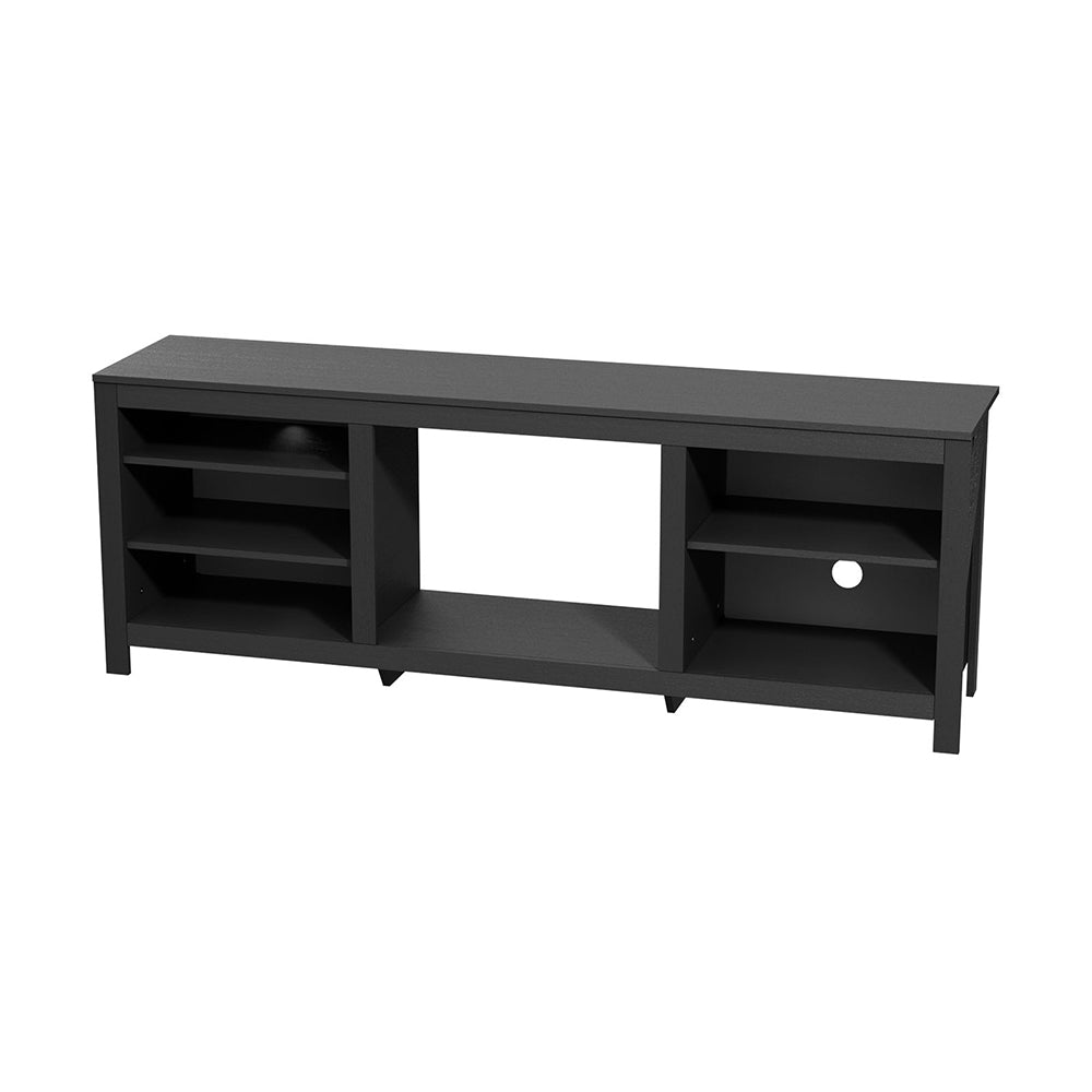 Large Electric Fireplace TV Stand with 23Inch Fireplace | 12 Flame Colours, Remote Control