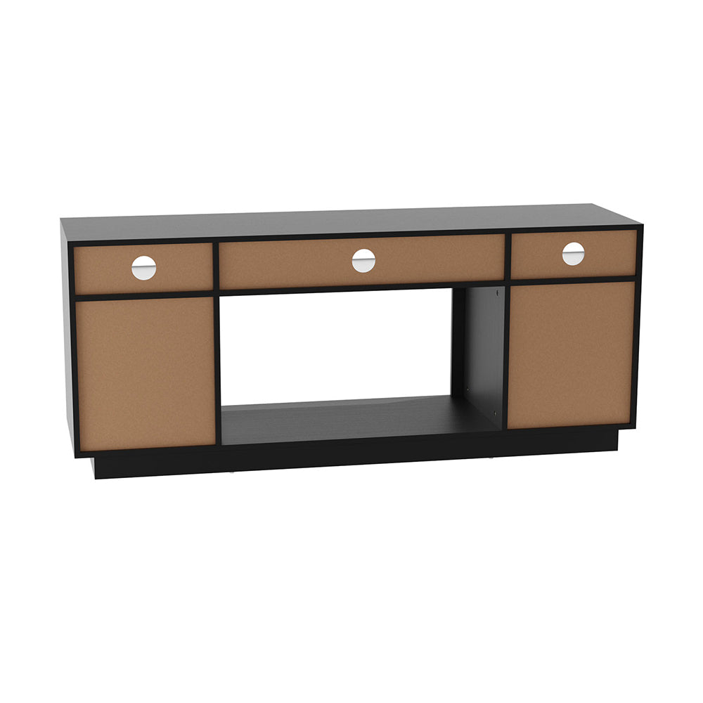 30Inch Electric Fireplace with TV Stand | Large Media Cabinet with 24 Colour Options