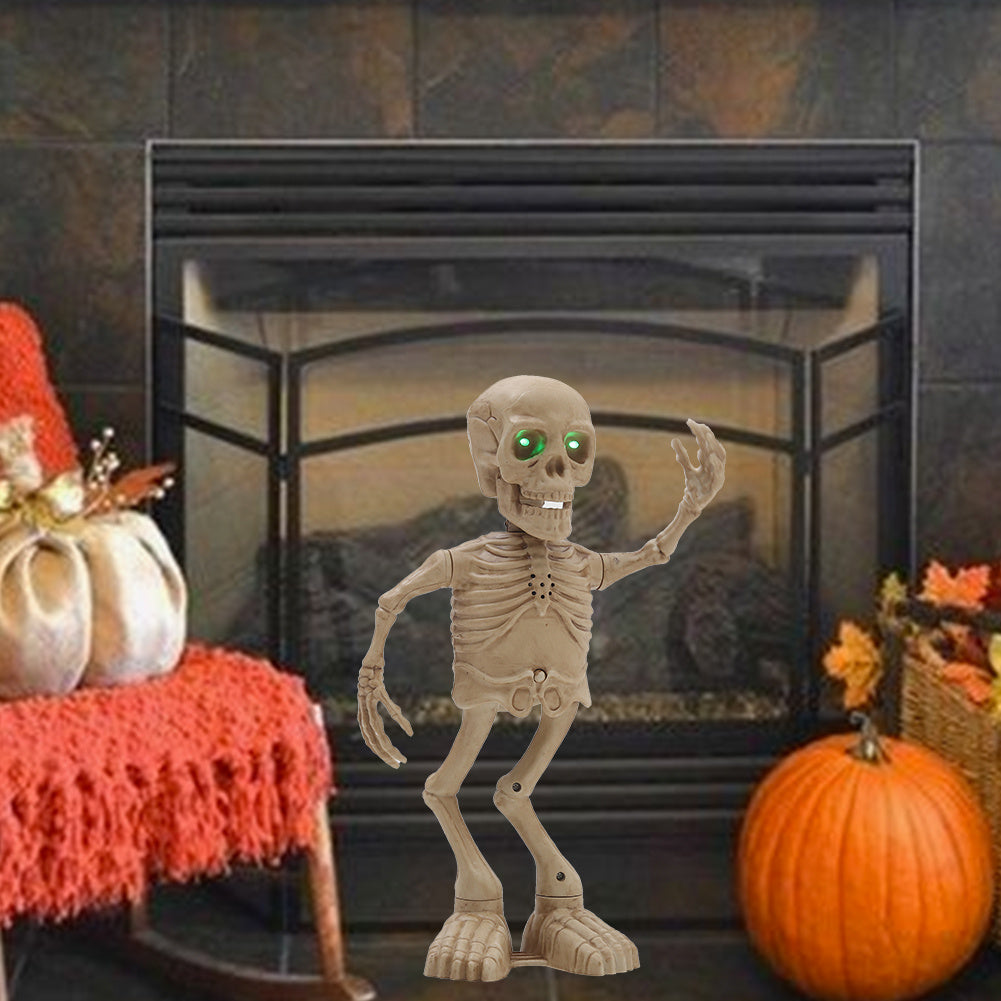 Smallbee's Spooky Serenader: Animated Skeleton with Walking