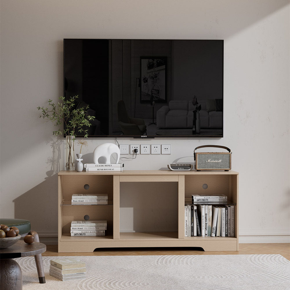 Fireplace Cabinet with 18inch Electric Fire | Touchscreen-enabled, remote-controlled, timer-operated