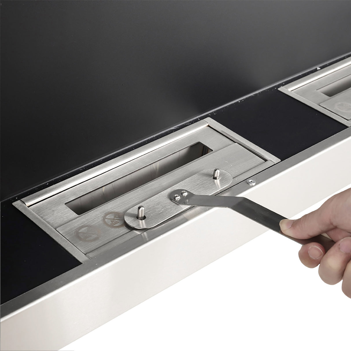 35/47 Inch Bioethanol Stainless Steel Wall Mounted Fireplace