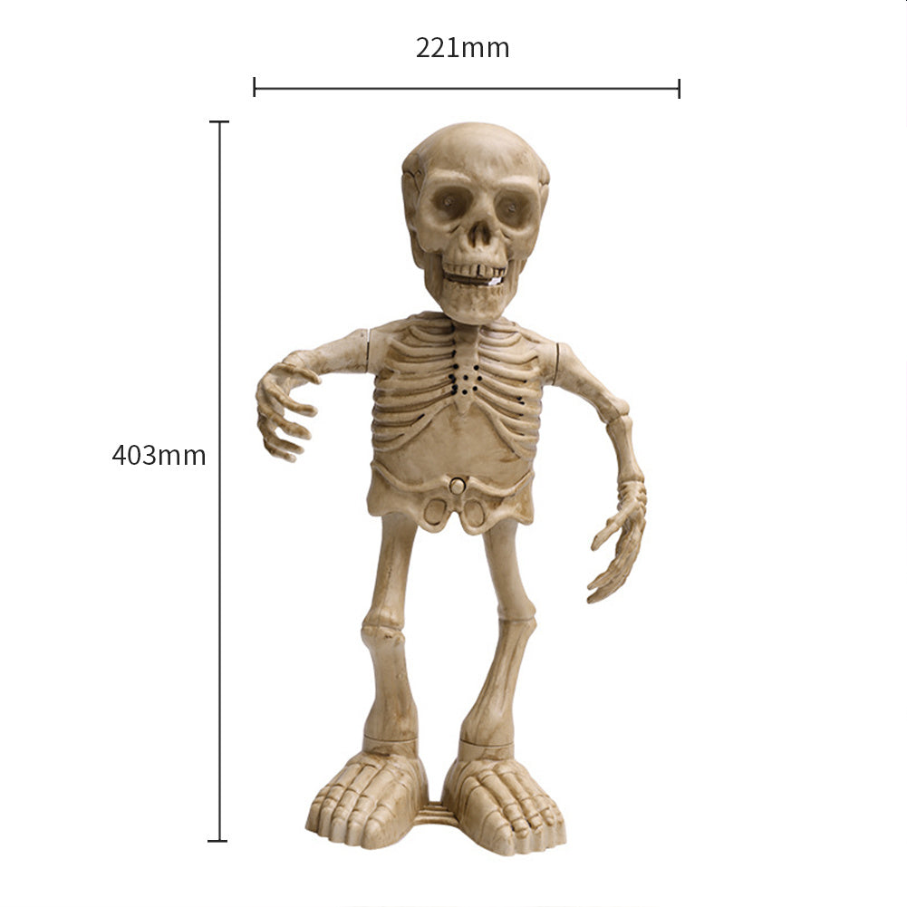 Smallbee's Spooky Serenader: Animated Skeleton with Walking