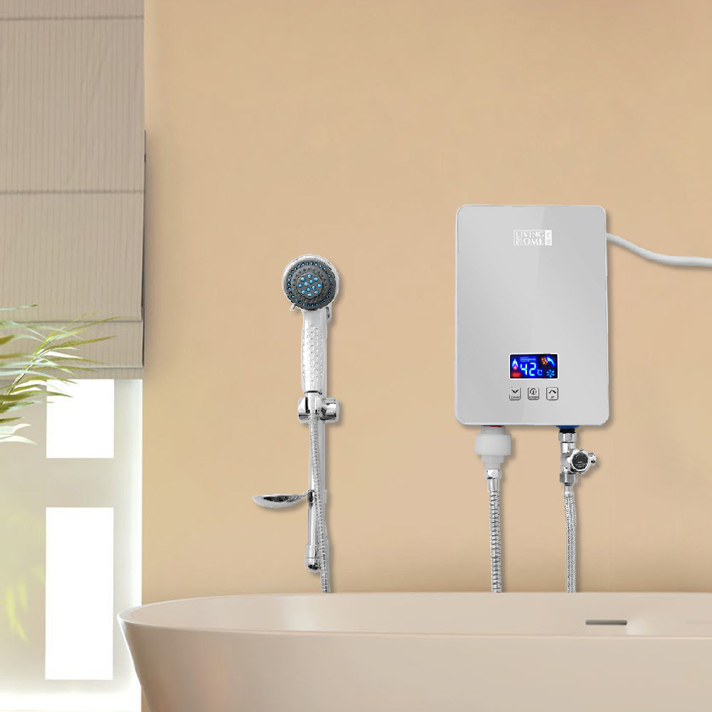 6kW Digital Tankless Water Heater with Shower Head