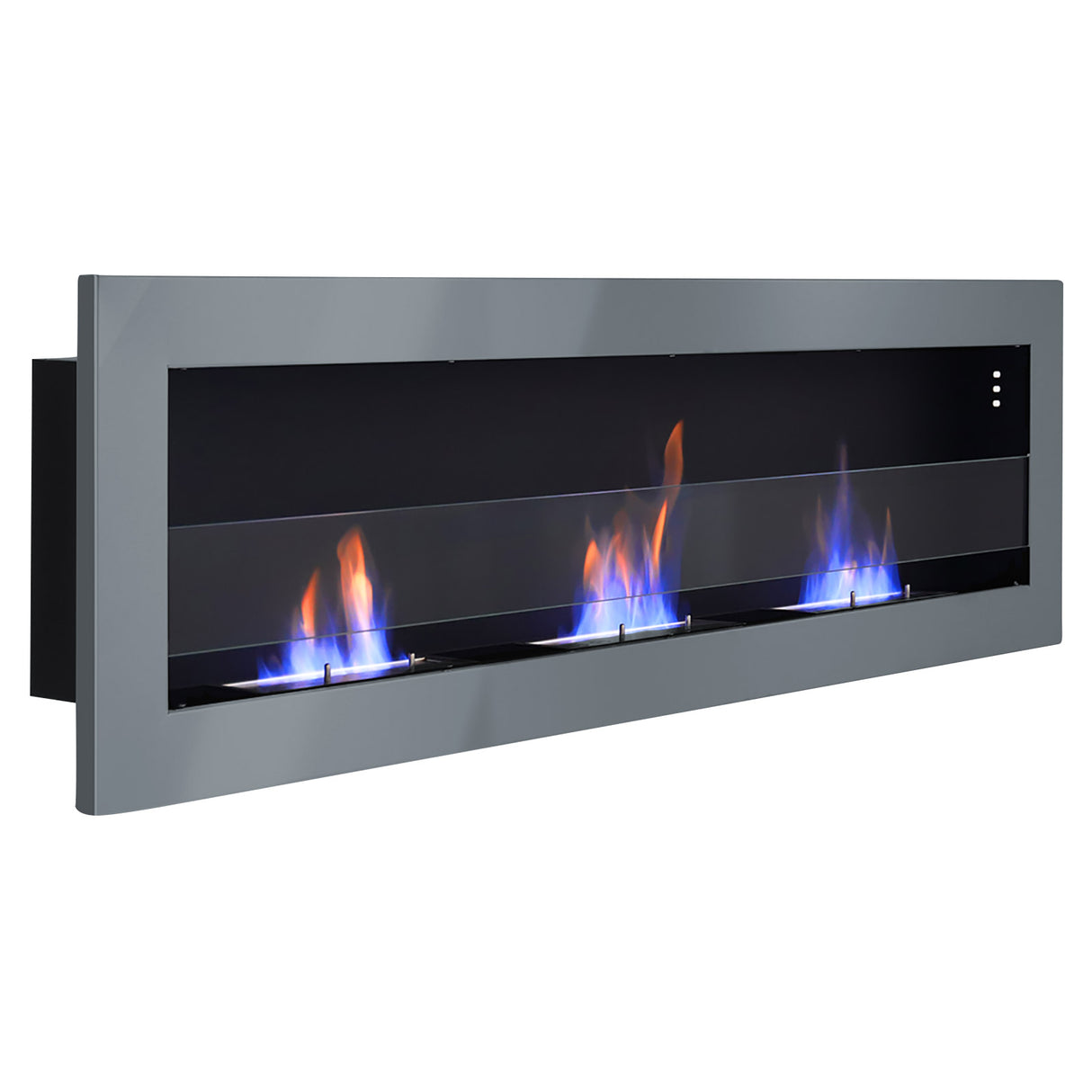 35/47 Inch Bioethanol Stainless Steel Wall Mounted Fireplace