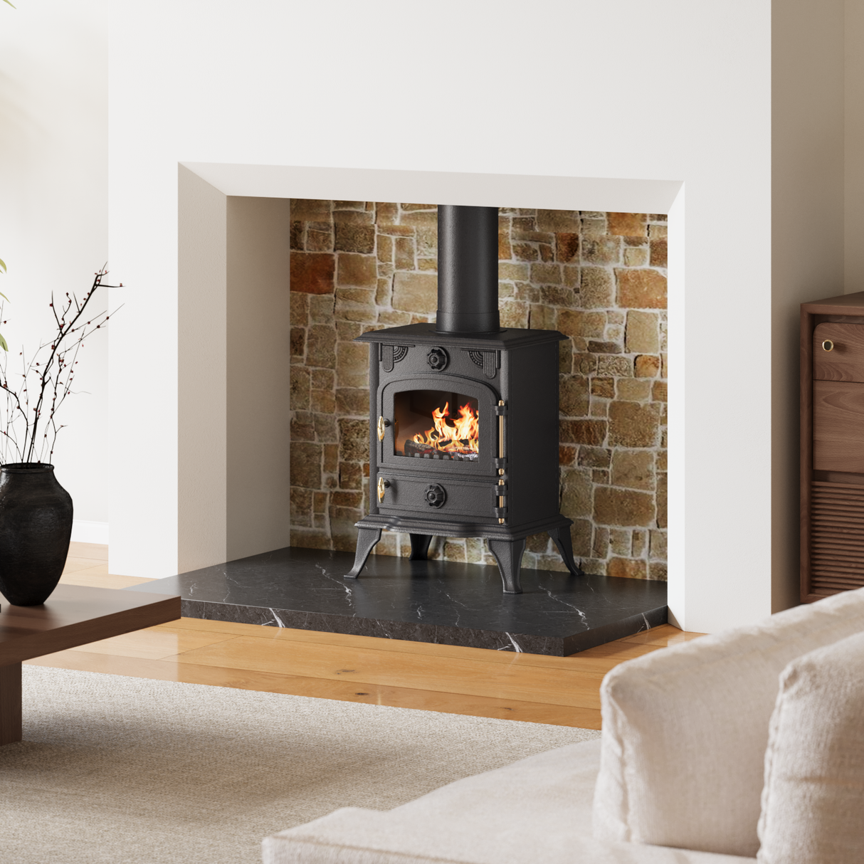 Cast Iron Fireplace | DEFRA Approved for Smoke Control Areas