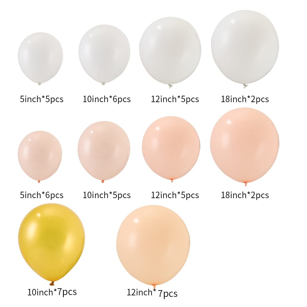 50pcs Wedding Birthday Background Wall Scene Decoration Balloon Combination Set 4 Living and Home