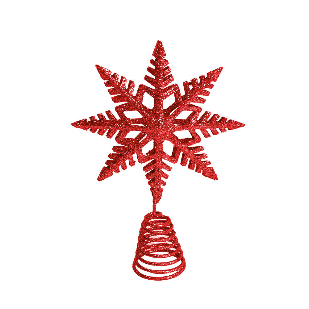 Iron Snowflake Red for Festive Home Decoration