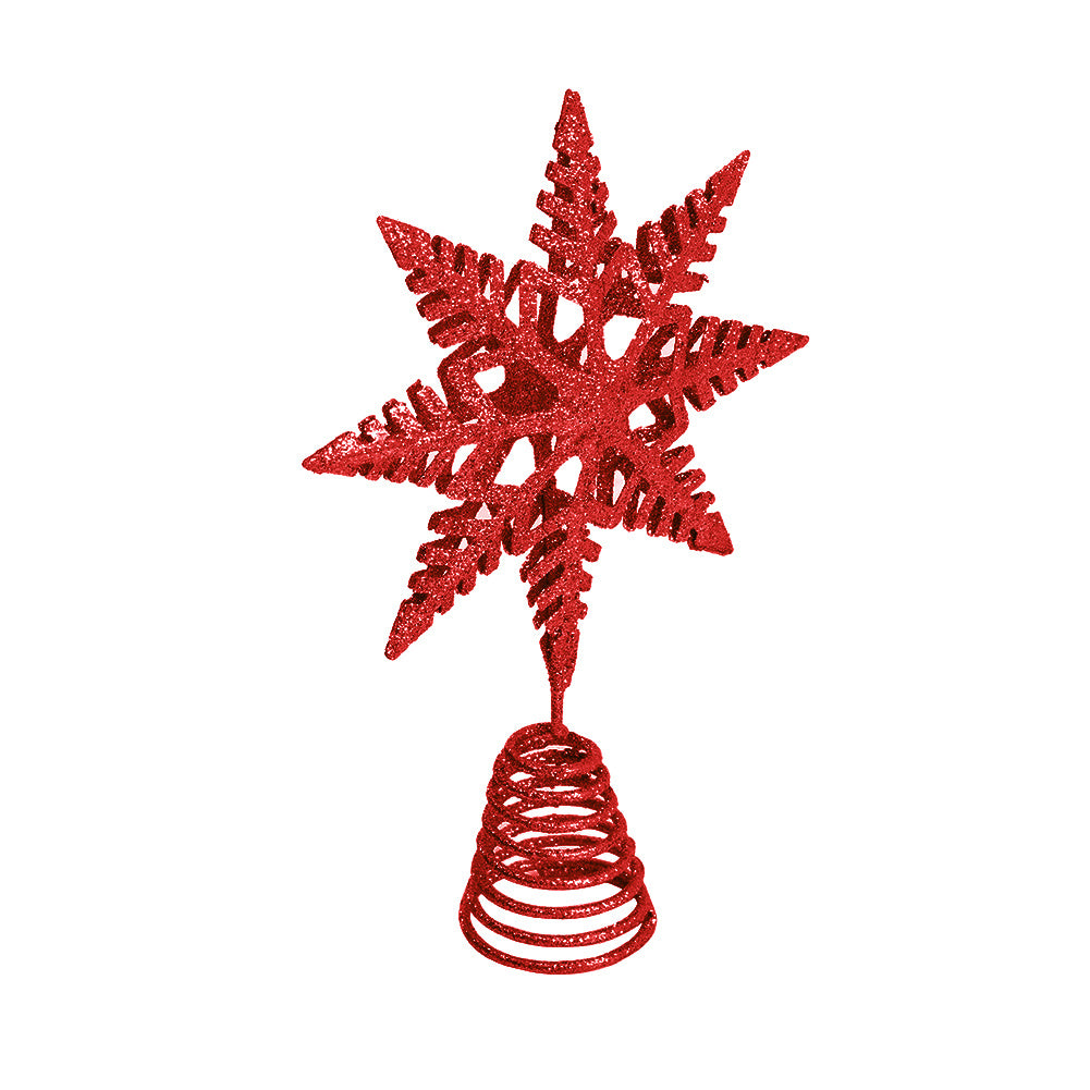 Iron Snowflake Red for Festive Home Decoration