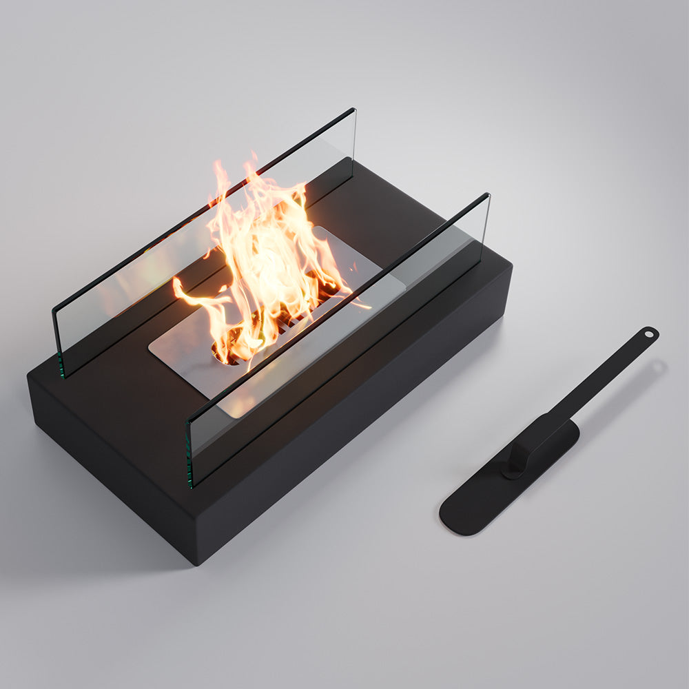 Tabletop Bio Ethanol Fireplace – Real Flame | Portable Indoor & Outdoor Use