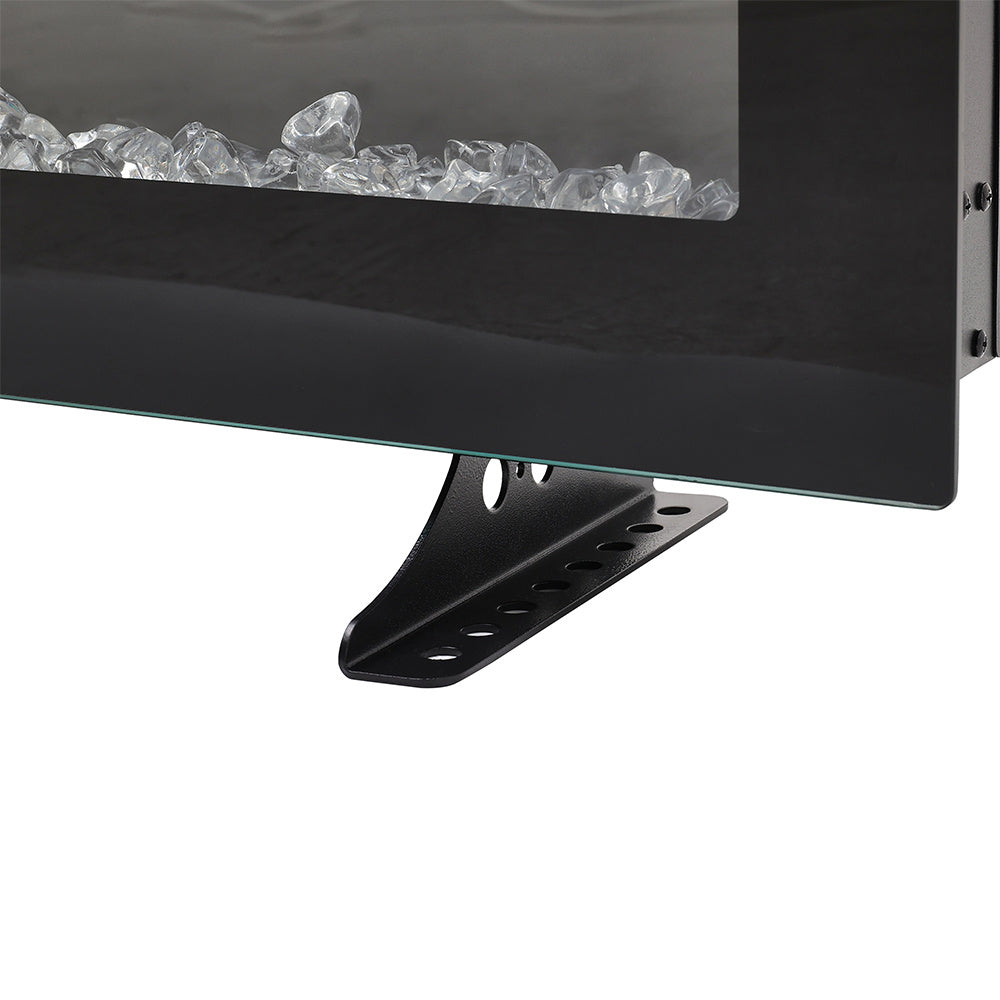 Versatile Media Wall Electric Fireplace Insert | LED Realistic Flame Effect with Remote Control