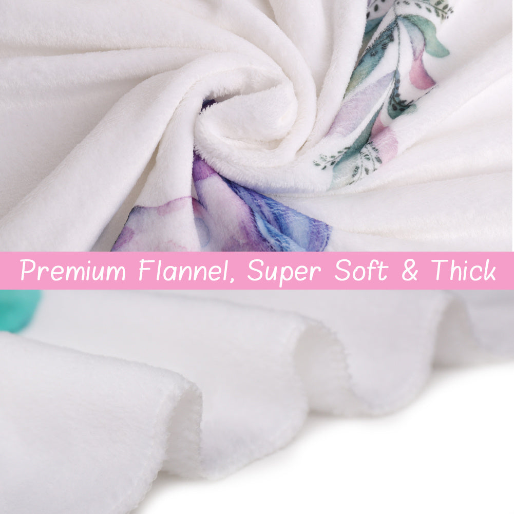 Unicorn Baby Background Photography Blanket Milestone Prop Blanket