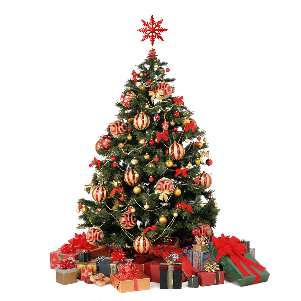 Iron Snowflake Red for Festive Home Decoration