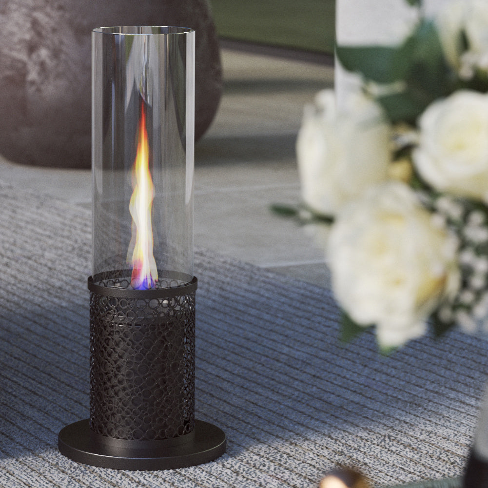Cylinder-Shaped Fireplace Fuel Fire Pit