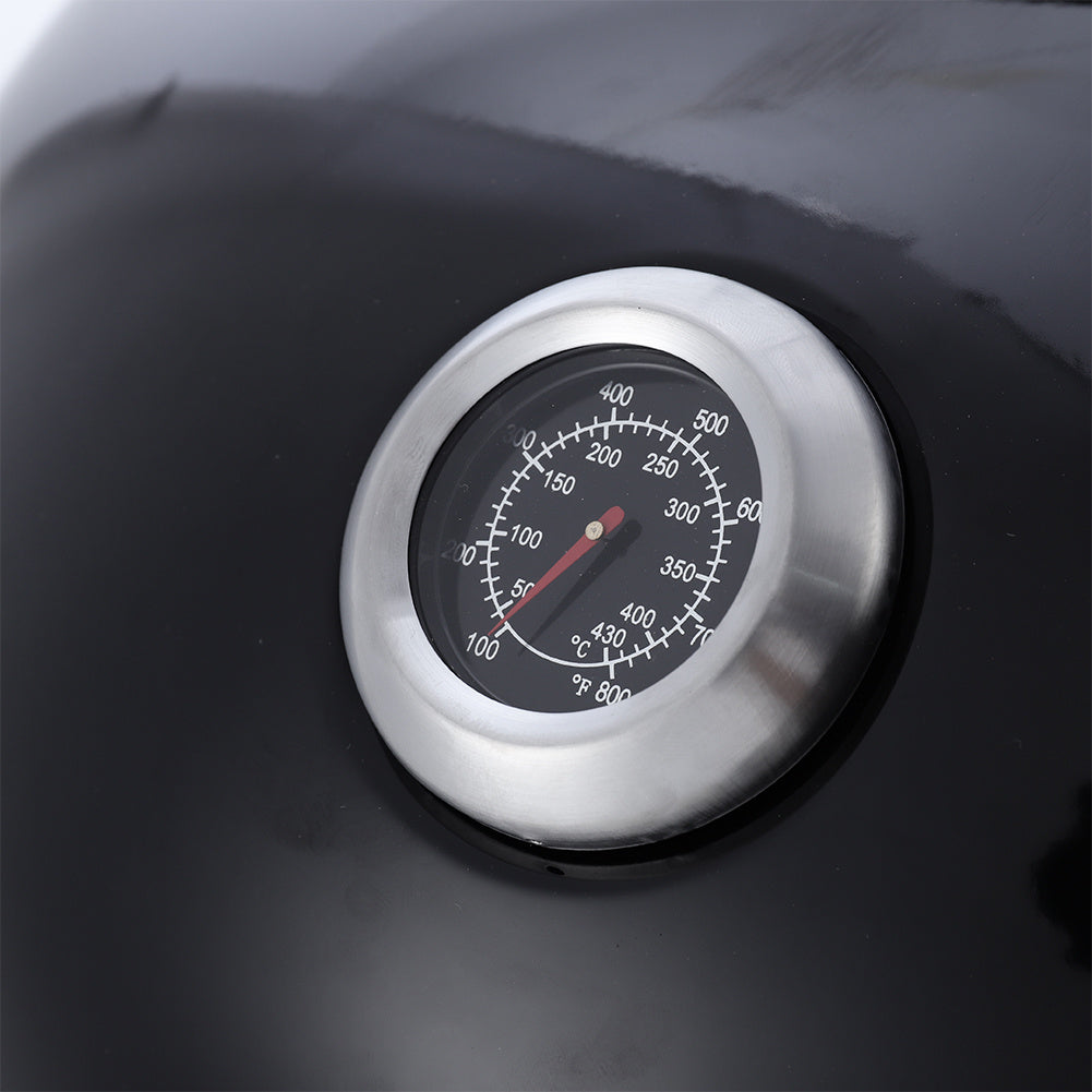 Double Layers Enamel Charcoal Pizza Fire Bowl BBQ Grill