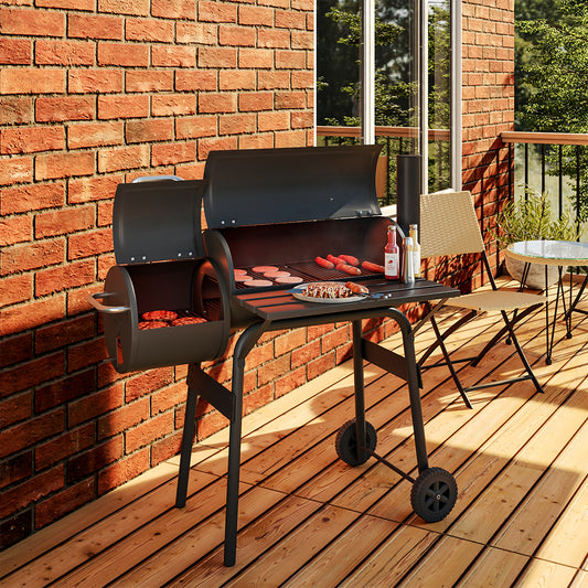 Homebase Charcoal BBQ Grill with Smoker
