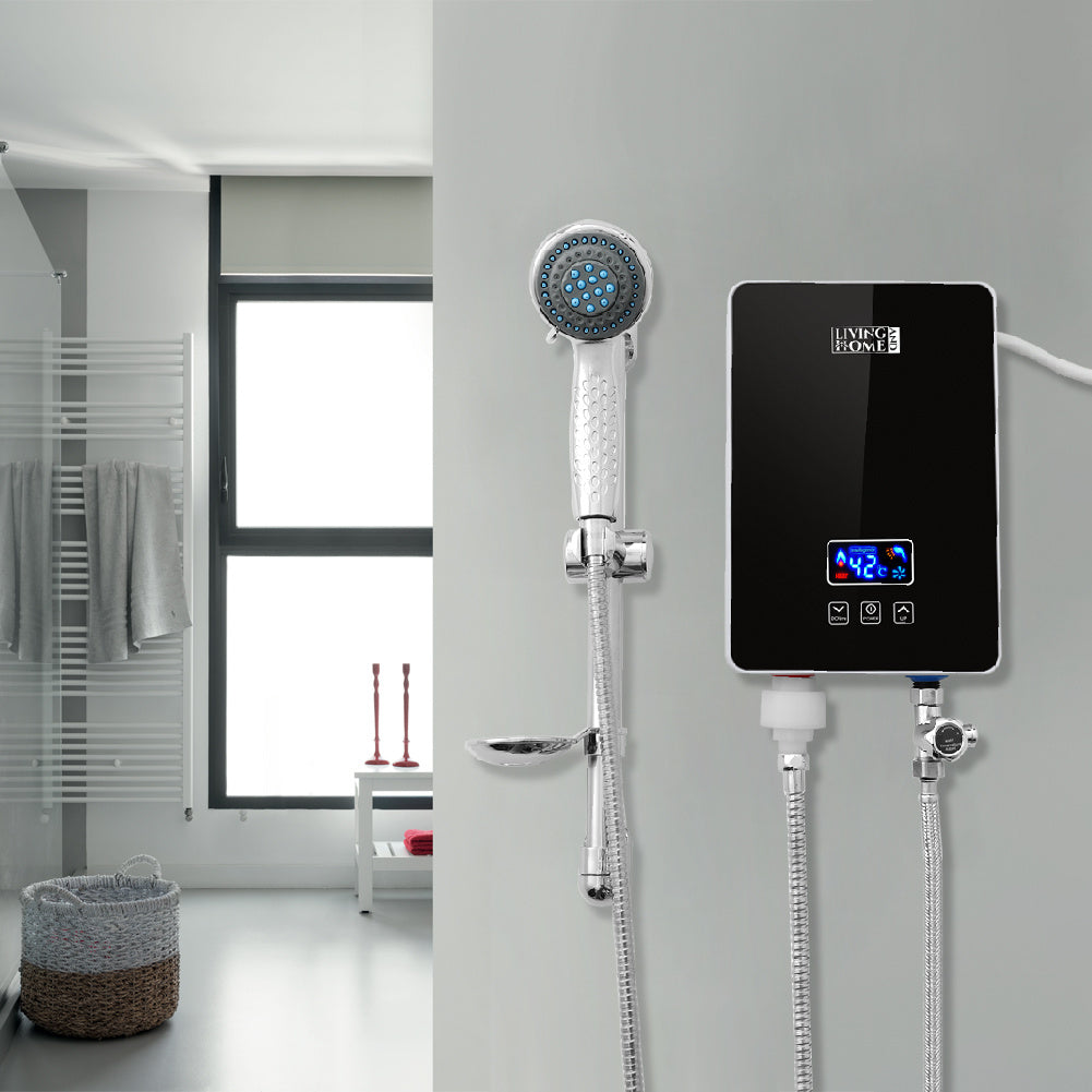 6kW Digital Tankless Water Heater with Shower Head