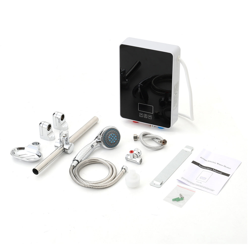 6kW Digital Tankless Water Heater with Shower Head
