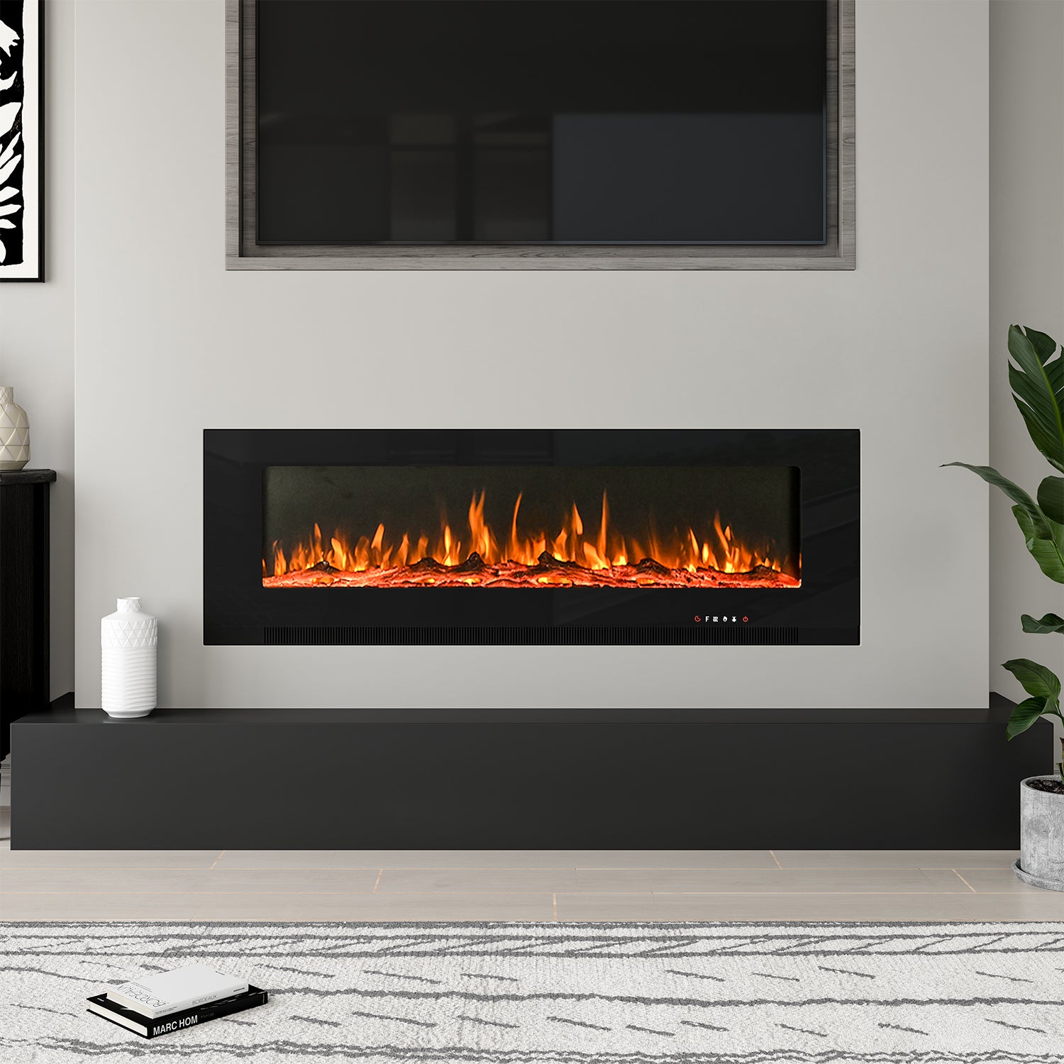 Electric fireplace insert store new