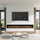 Versatile Media Wall  LED Electric Fireplace Insert with Remote Control