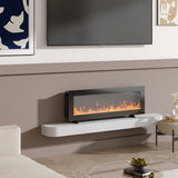 40"/50"/60" LED Flame Wall-Mounted Electric Fireplace with Remote