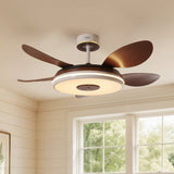 48 inch ceiling fan with dimmable LED light shown as a clean product view