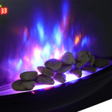 35 Inch Wall Mounted Electric Fireplace with 7 Colours