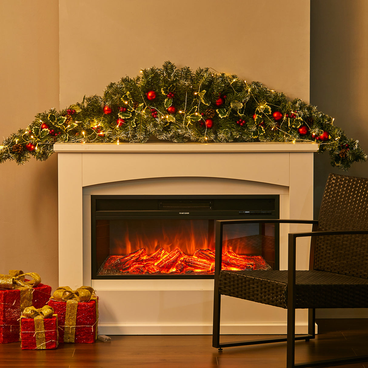 Christmas Decorative Garland - 1.8m Antler Vine