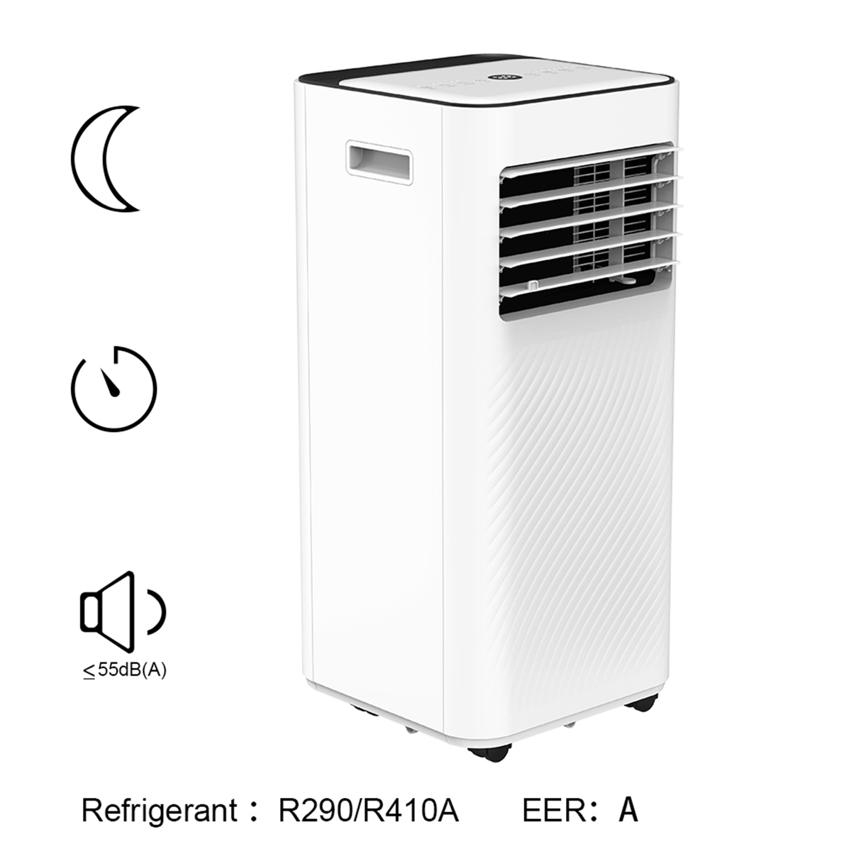 9000 BTU Portable Air Conditioner with Timer