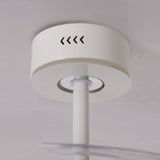 48 inch reversible ceiling fan with LED light installed in a living room