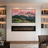 Easy-to-Install Aluminum Profile Media Wall Frame