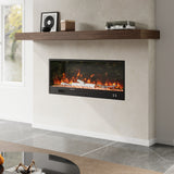 33/46/58inch WiFi Electric Fireplace with LED Display & Realistic Flame Effect