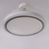 48 inch reversible ceiling fan with LED light with a compact motor and blade detail