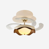 42 inch reversible ceiling fan with LED light with dimensions shown for installation