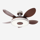 48 inch ceiling fan with dimmable LED light with dimensions shown for installation