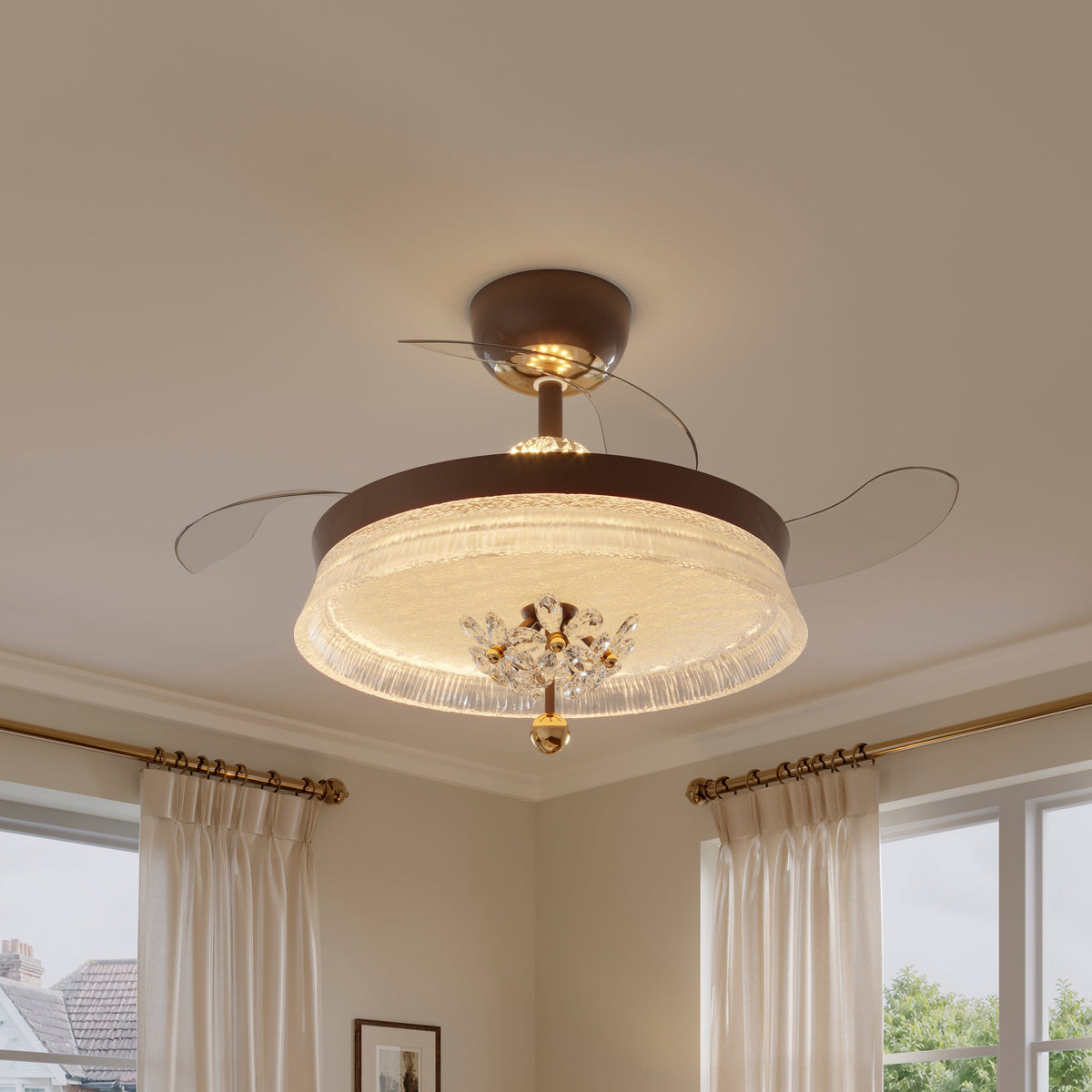 36 Inch Ceiling Fan 6 Speed Remote Reverse Motor