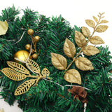 Christmas Decorative Garland - 2.7m Mixed Pine Needle Rattan