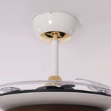 42 inch reversible ceiling fan with LED light in a neutral lounge setting