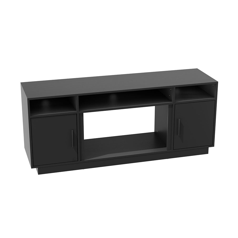 30Inch Electric Fireplace with TV Stand | Large Media Cabinet with 24 Colour Options