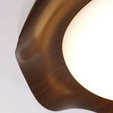 42 inch reversible ceiling fan with LED light cooling a bright bedroom