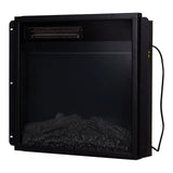 Fireplace Cabinet with 18inch Electric Fire | Touchscreen-enabled, remote-controlled, timer-operated