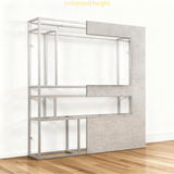 Easy-to-Install Aluminum Profile Media Wall Frame