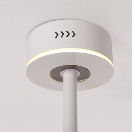 48 inch reversible ceiling fan with LED light installed in a living room