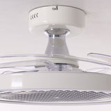 48 inch reversible ceiling fan with LED light shown as a clean product view