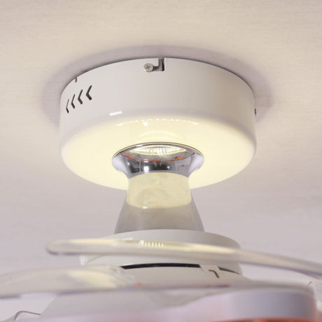 36 inch ceiling fan with dimmable LED light shown as a clean product view