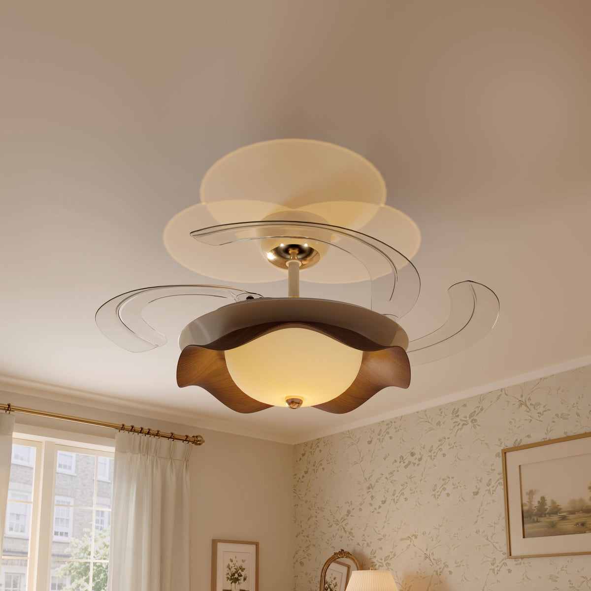 42 Inch Ceiling Fan Dimmable LED Reverse Airflow