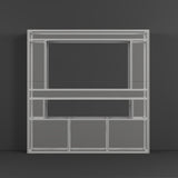 Easy-to-Install Aluminum Profile Media Wall Frame